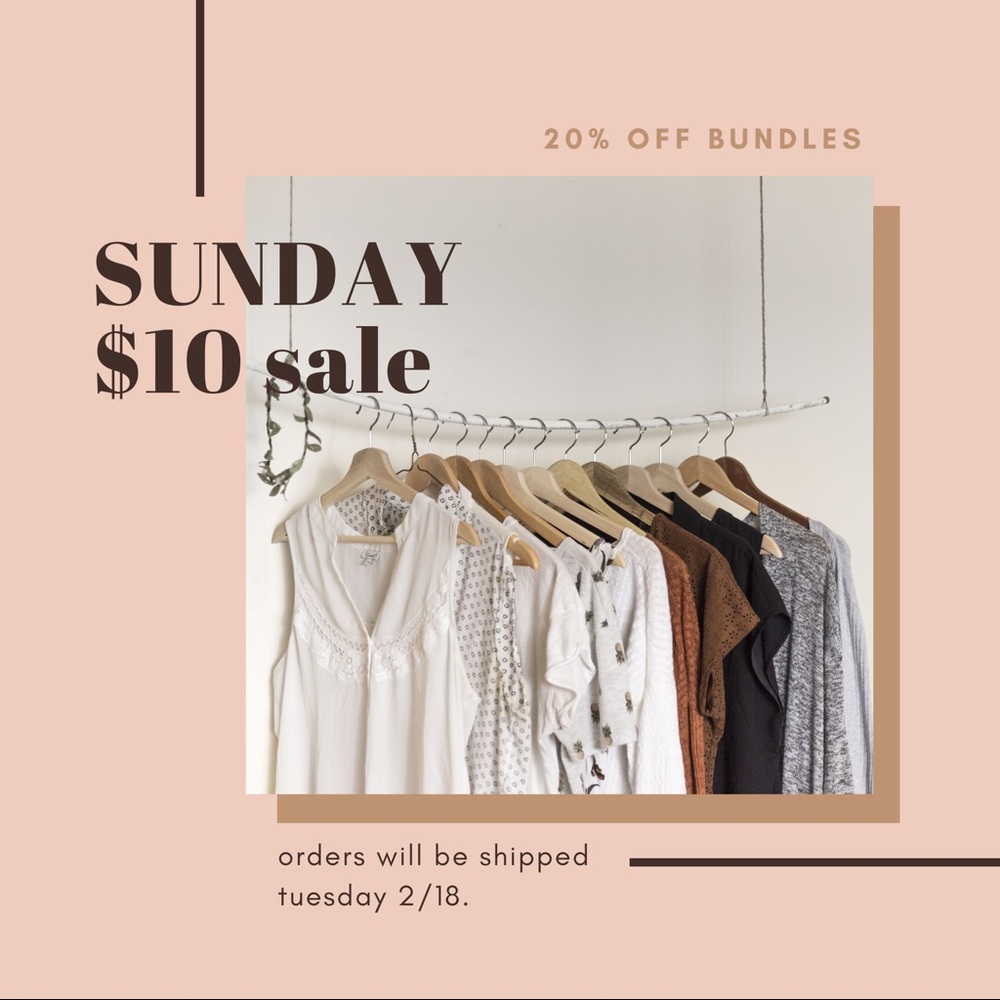 $10 sale